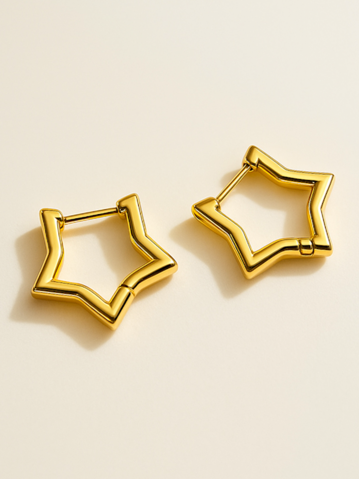 Pendientes Star Hoop