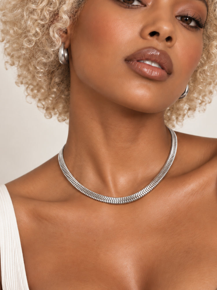 Cadena Rosalie Silver