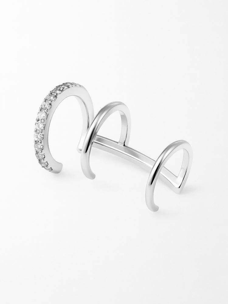 Earcuff Saona Silver