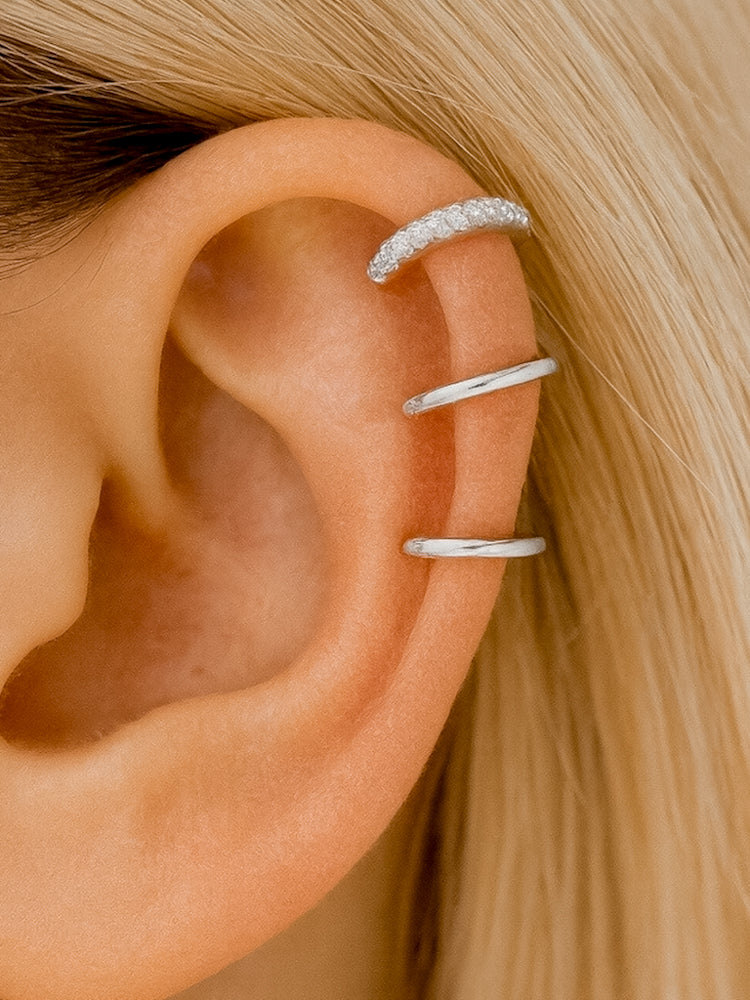 Earcuff Saona Silver