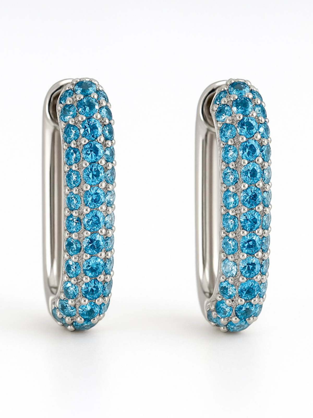 Pendientes Sugar Blue Silver