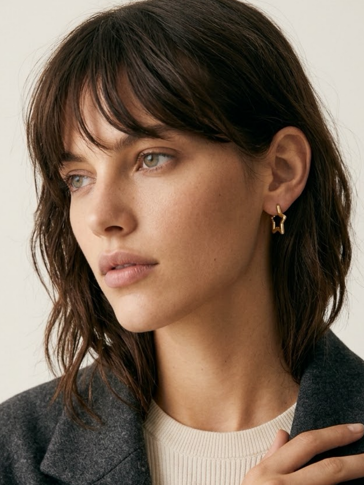Pendientes Star Hoop