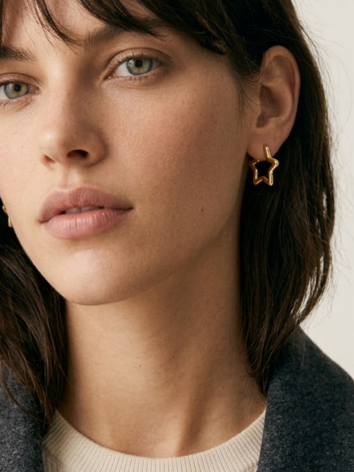 Pendientes Star Hoop