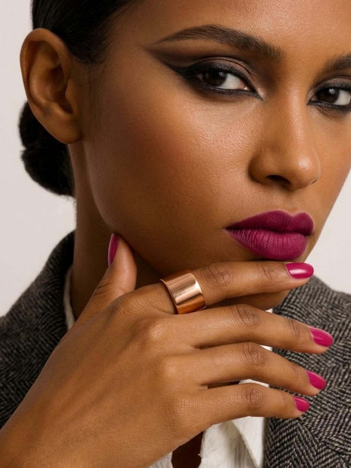 Anillo Flat Rosa