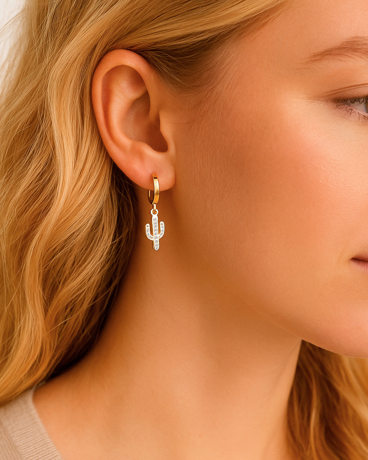 Pendientes Cactus