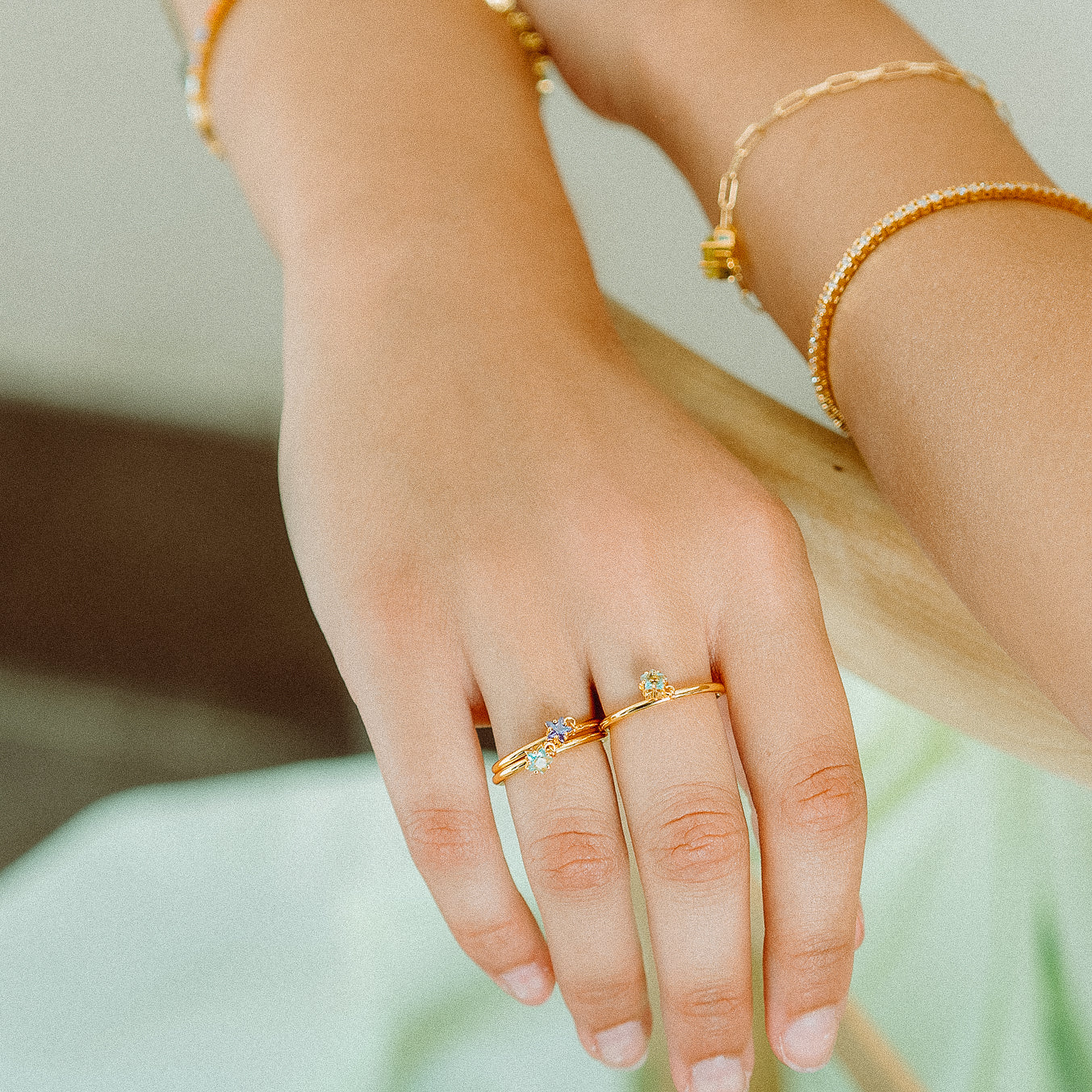 Anillo Bianca Blue