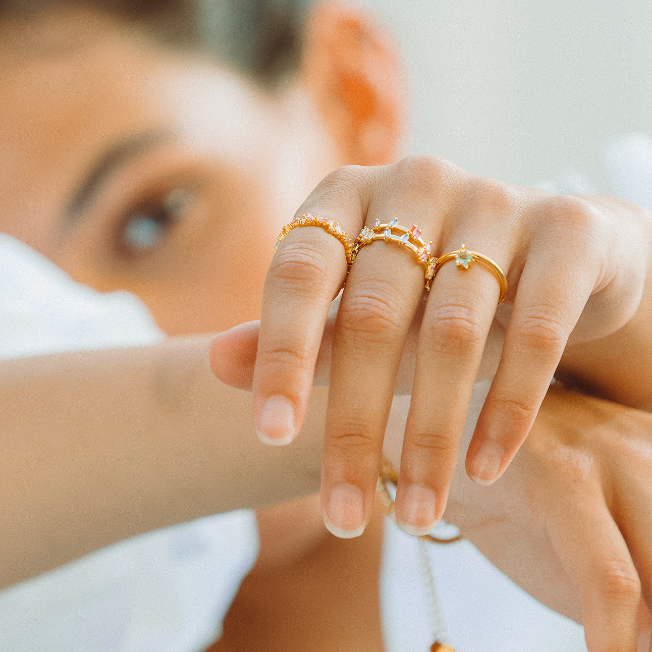 Anillo Bianca Blue