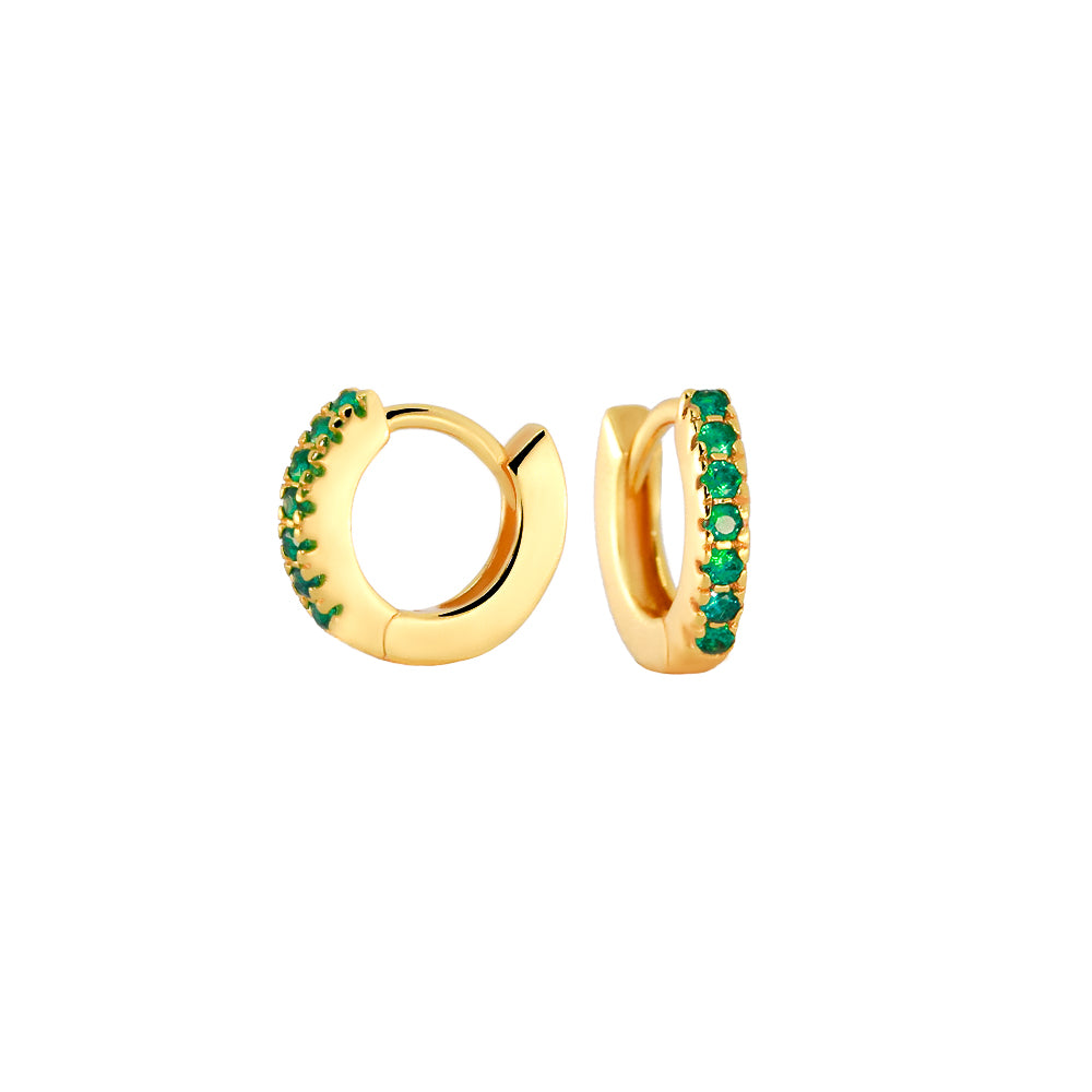 Pendientes Hale Bopp Emerald