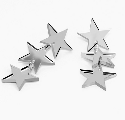 Pendientes Rock Silver