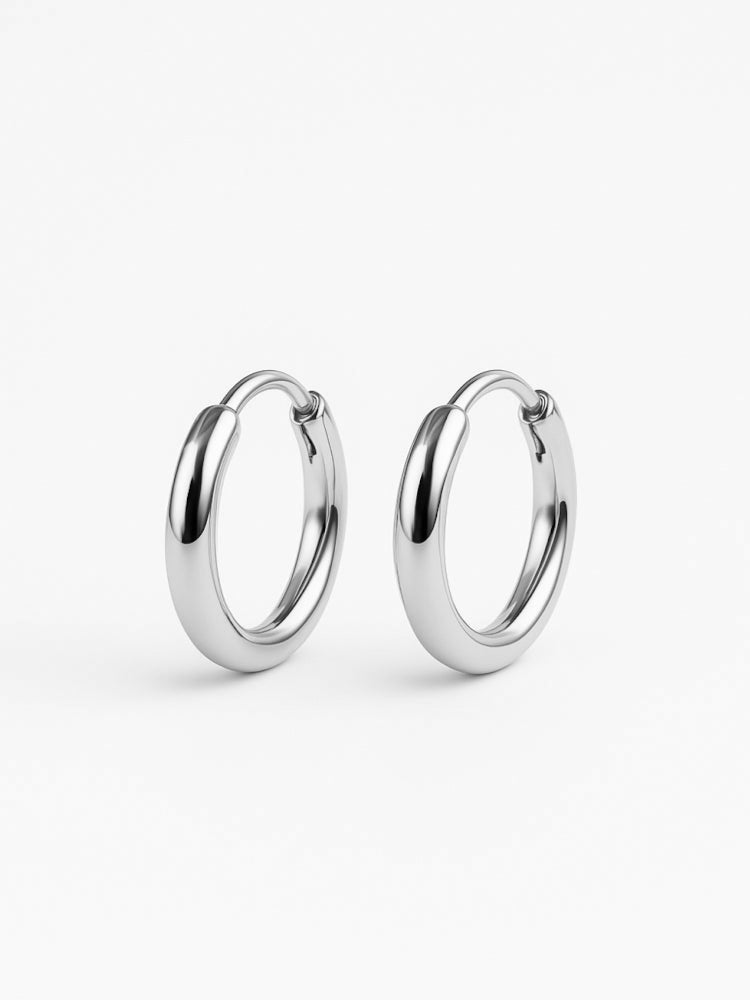 Pendientes Aro Basic XXS Silver