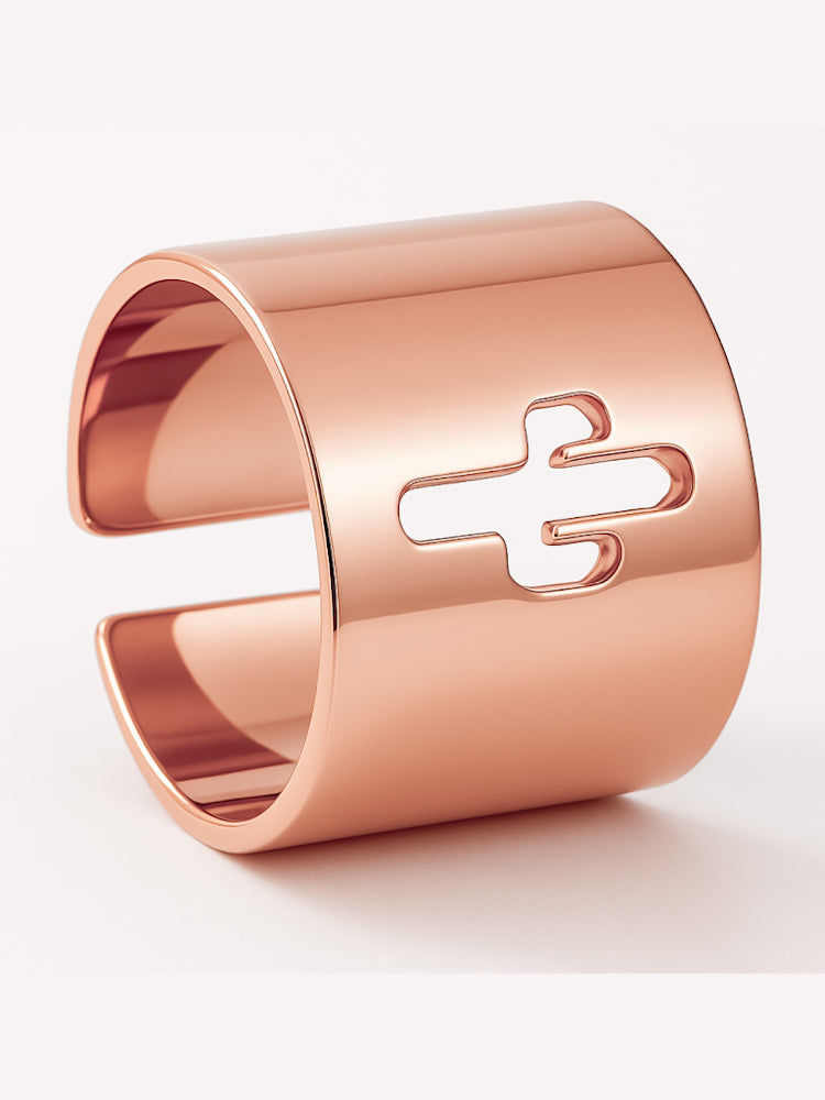 Anillo Cactus Rosa