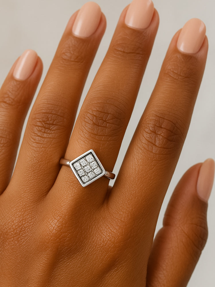 Anillo Rhomb Silver