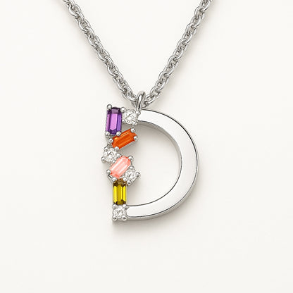 Collar Letra D Silver