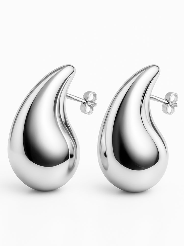 Pendientes Drop M Silver