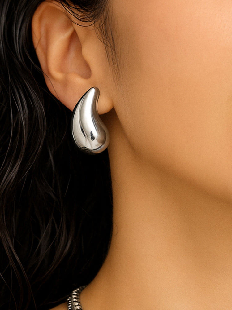 Pendientes Drop M Silver