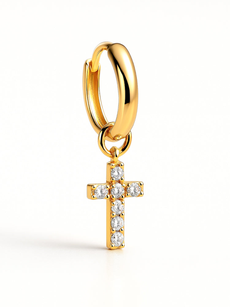 Pendiente Cross Clear