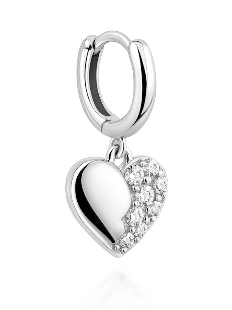 Charm Heart Silver