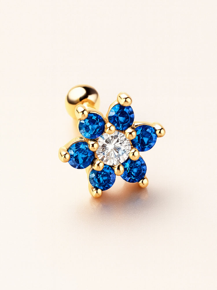 Piercing Blossom Blue