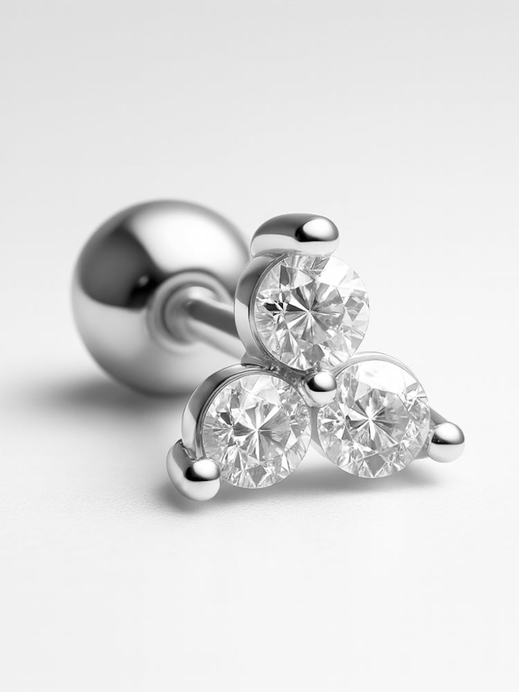Piercing Mini Dots Silver
