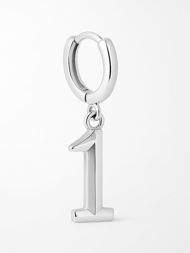 Charm Número Silver