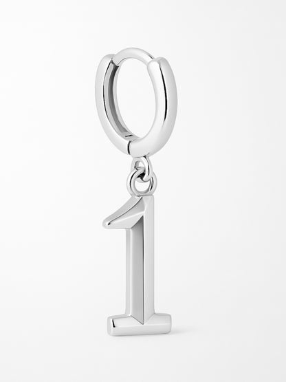 Charm Número Silver