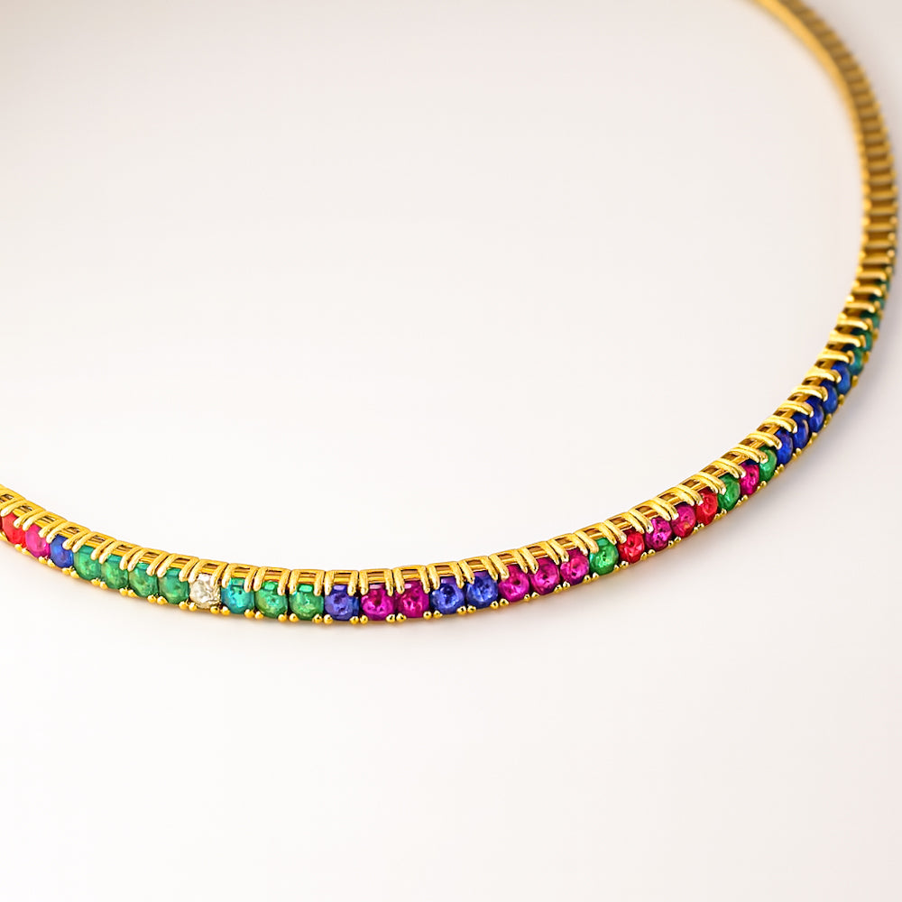 Choker Glow Multicolor