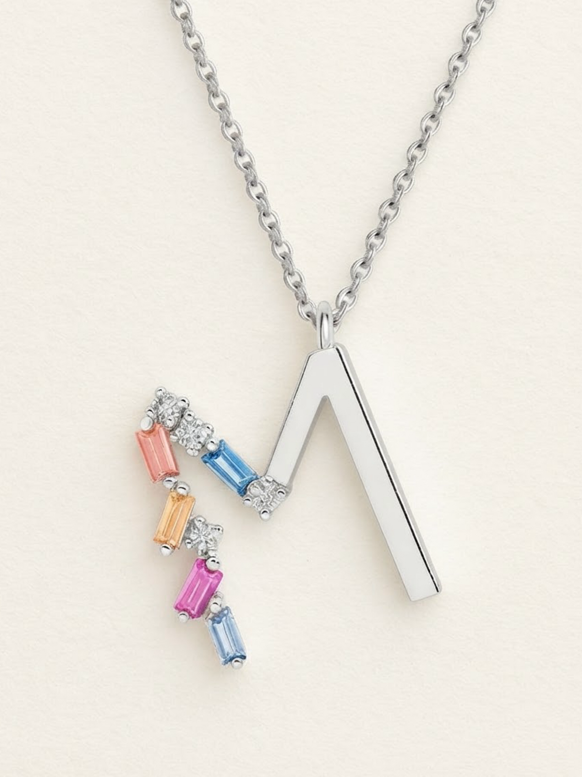 Collar Letra M Silver