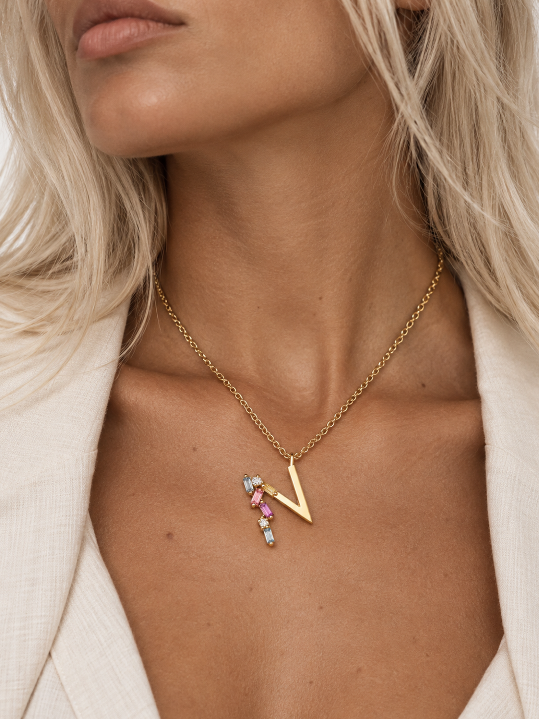 Collar Letra N