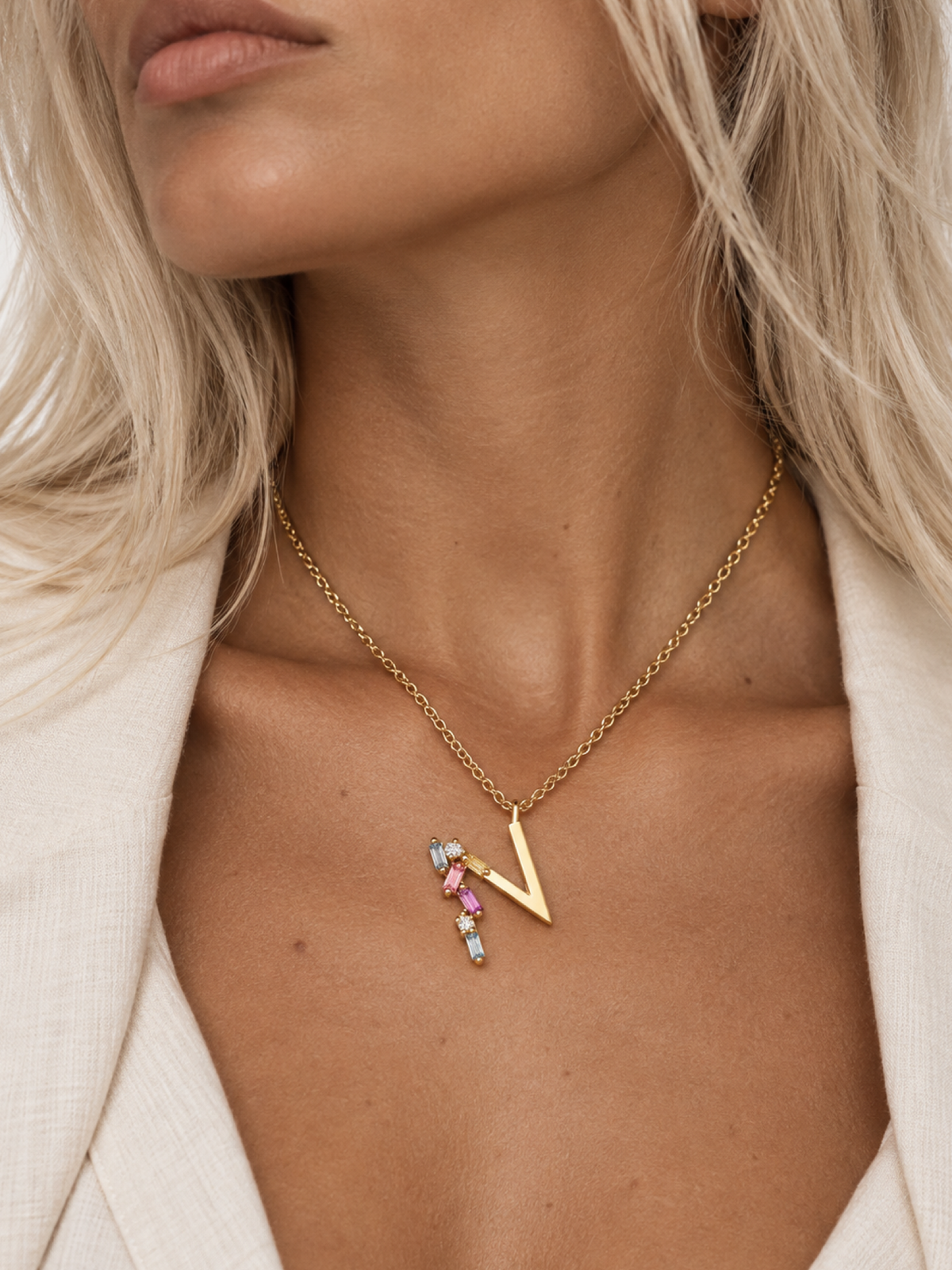 Collar Letra N