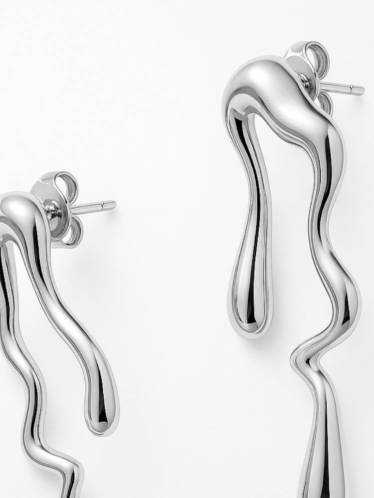 Pendientes Muse Silver