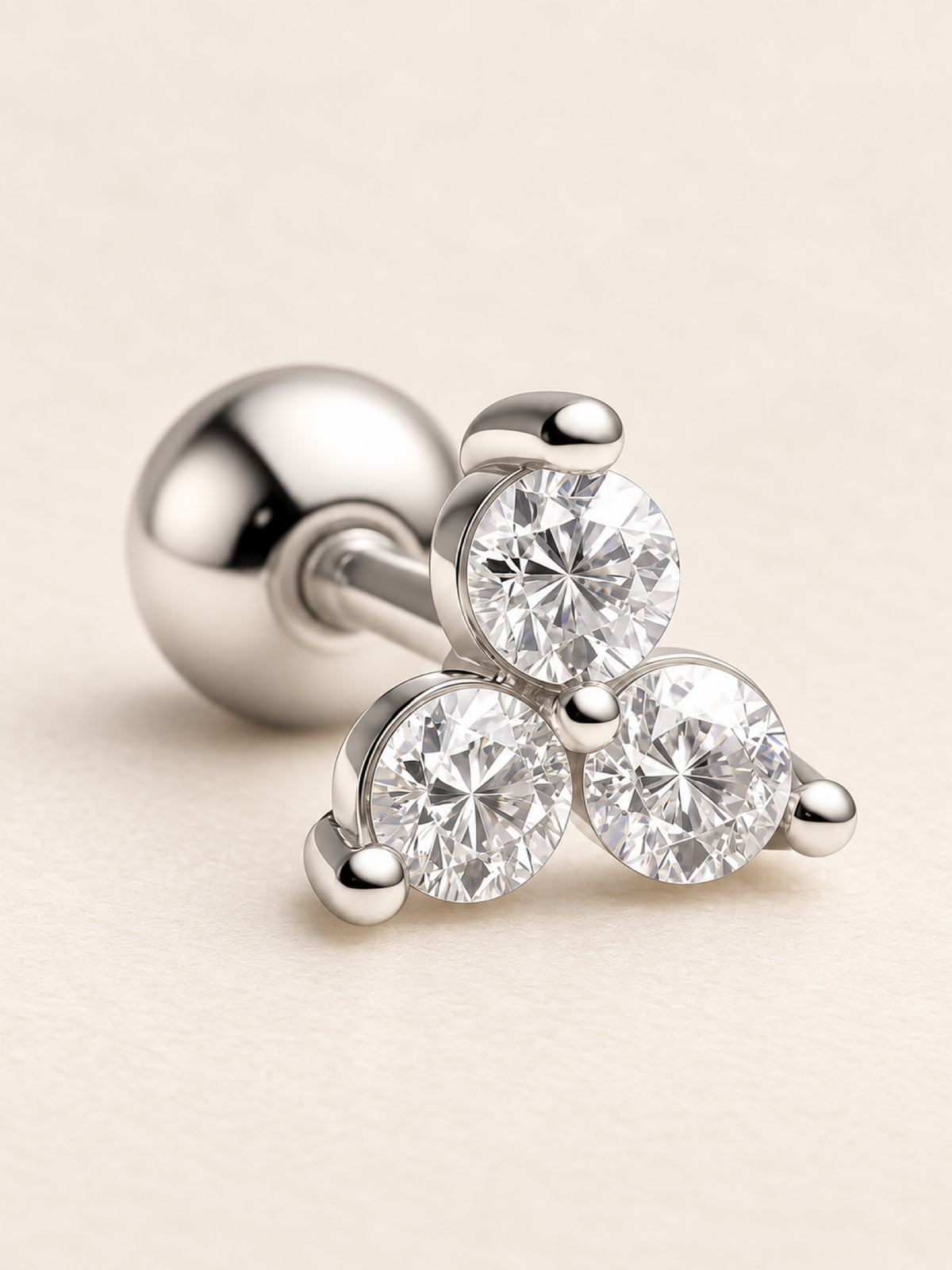 Piercing Mini Dots Silver