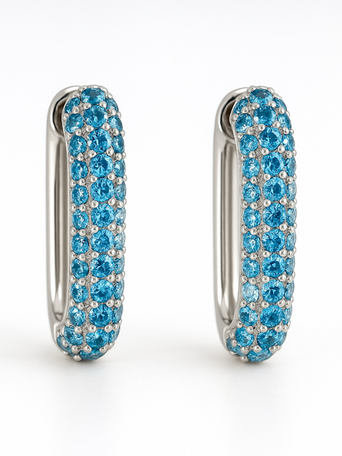 Pendientes Sugar Blue Silver