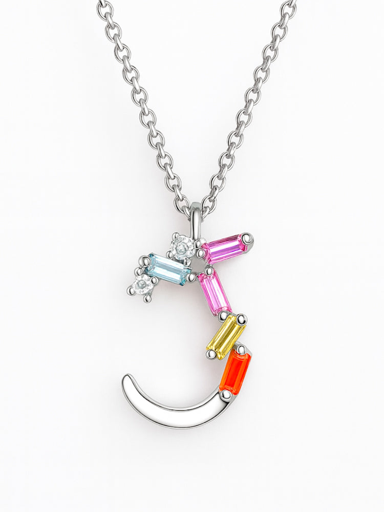 Collar Letra J Silver