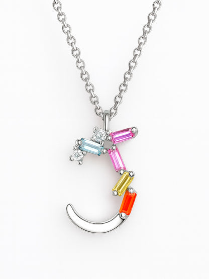 Collar Letra J Silver