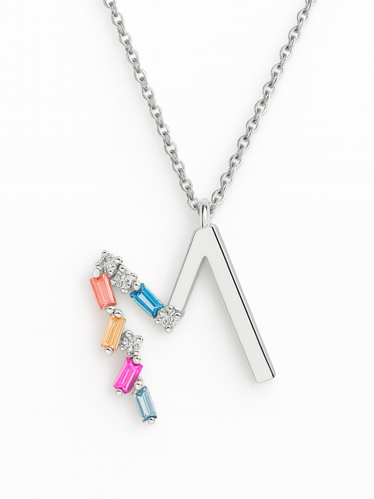 Collar Letra M Silver