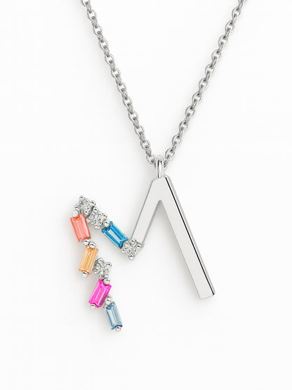Collar Letra M Silver