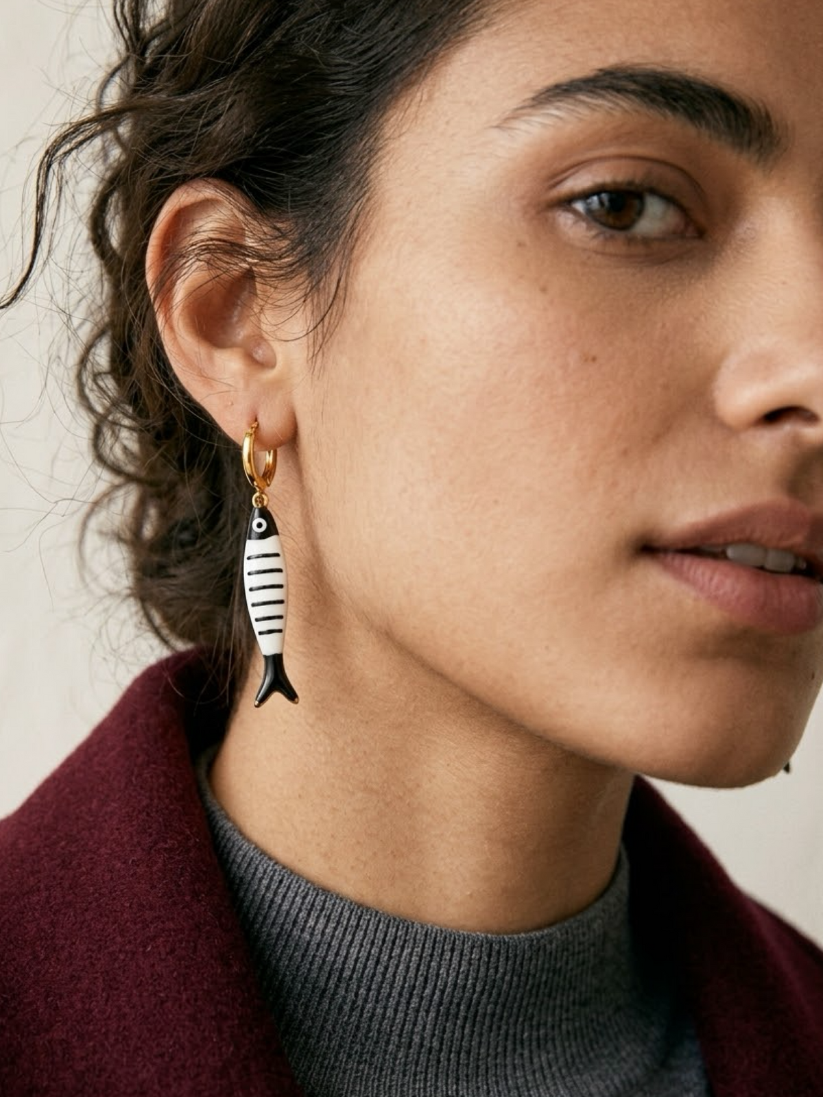 Pendientes Tarifa Negro