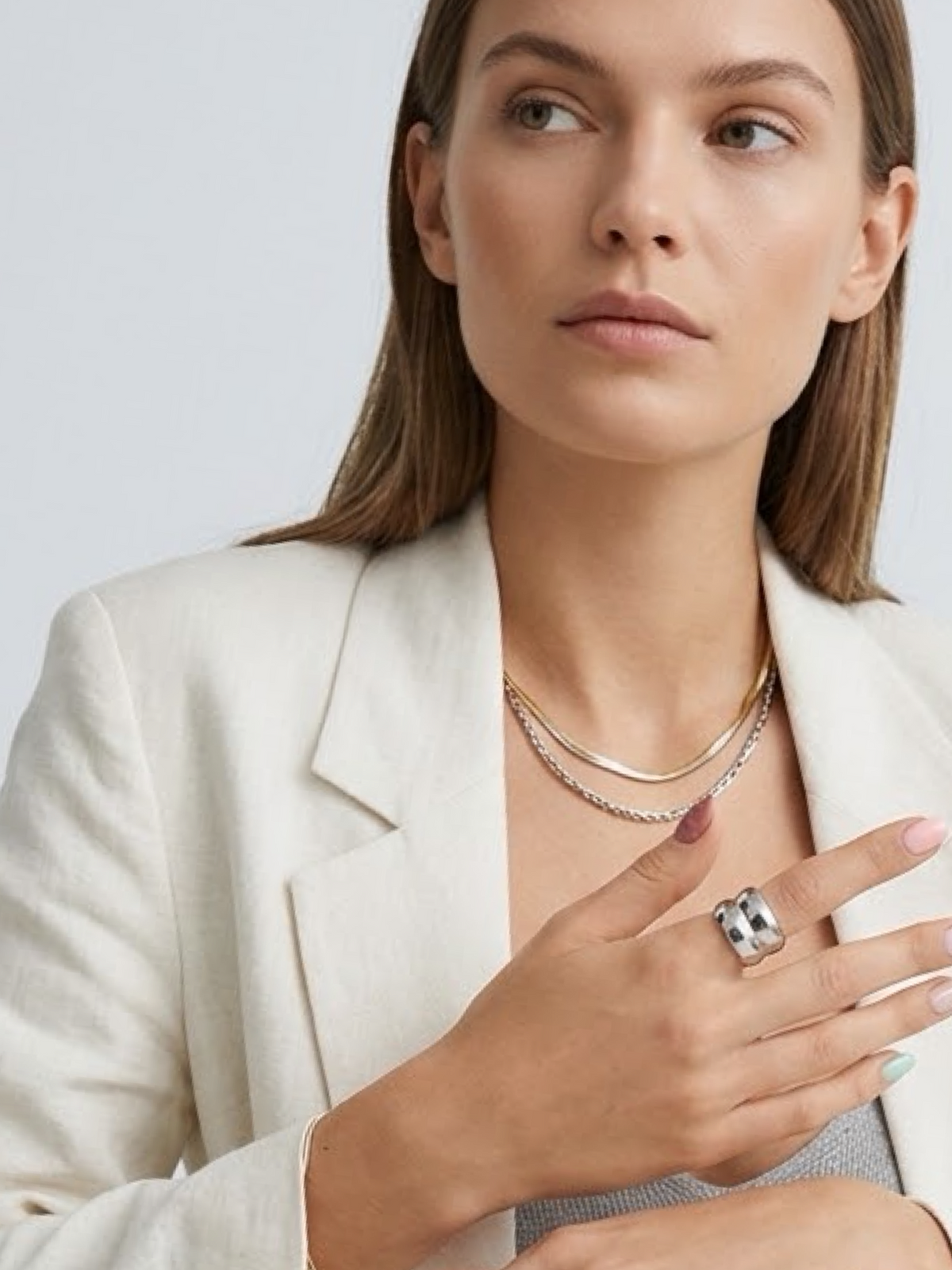 Anillo Rolling Silver