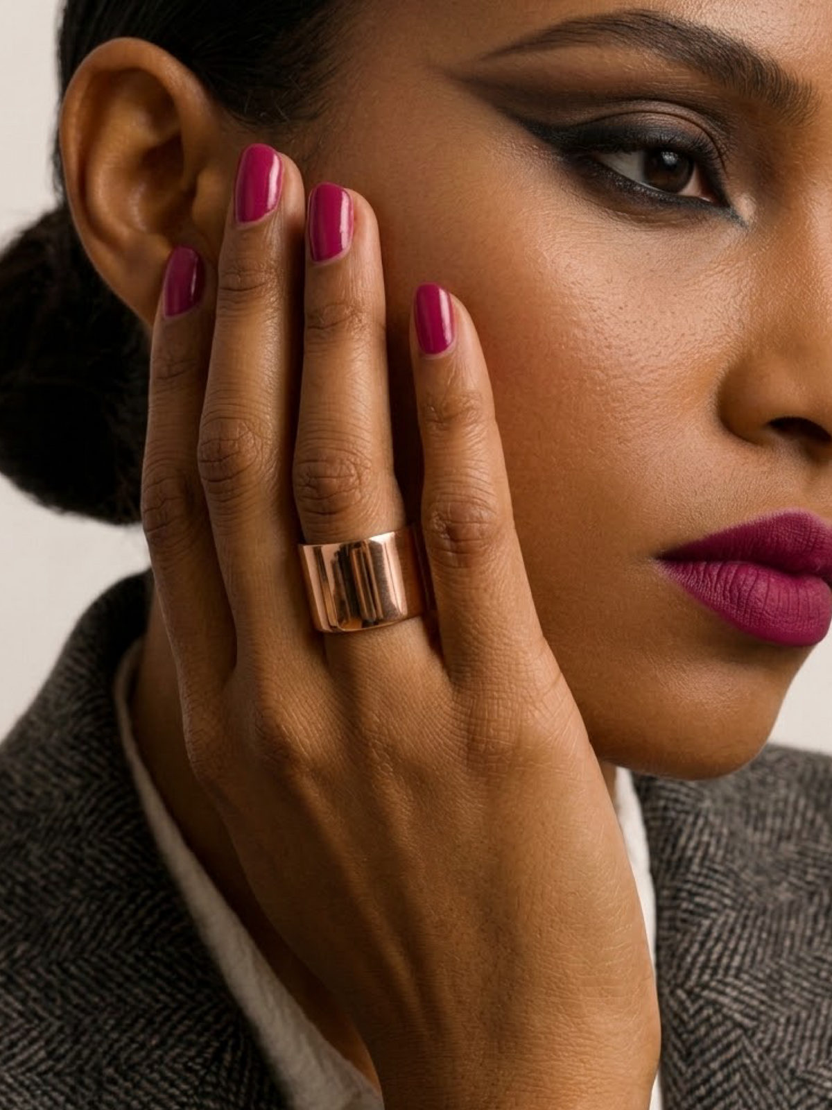 Anillo Flat Rosa