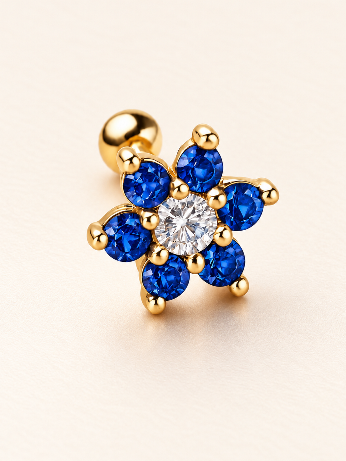Piercing Blossom Blue