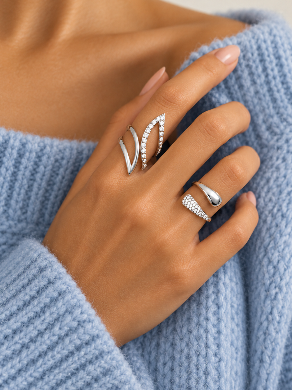 Anillo Gleam Silver