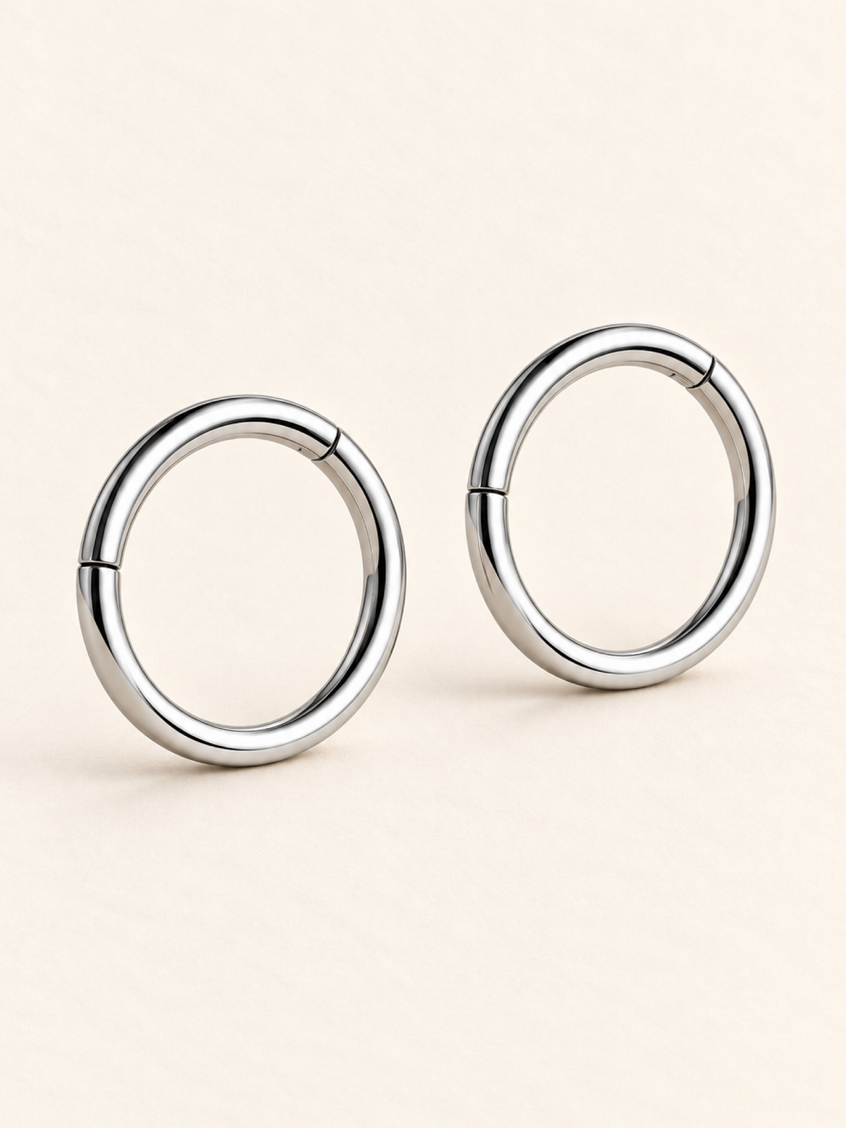 Mini Hoops Silver