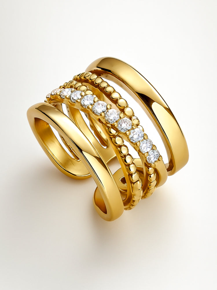 Anillo Crossed