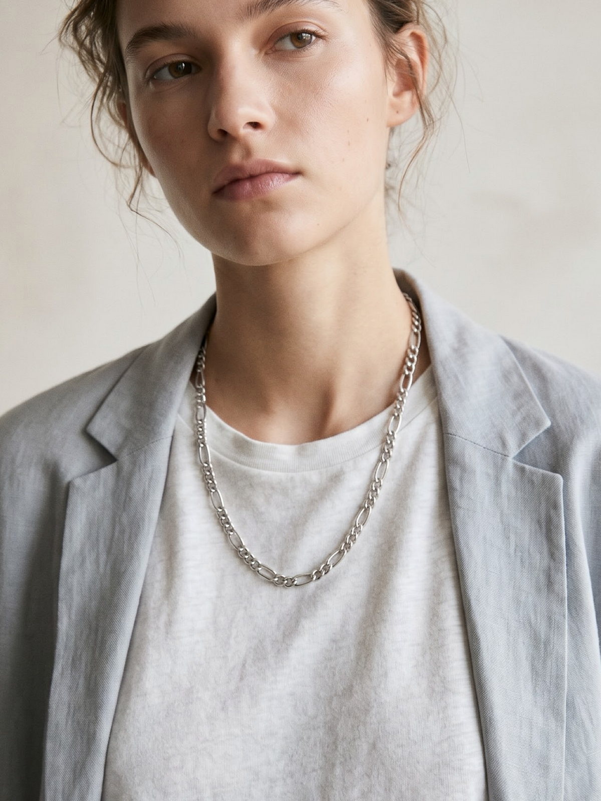 Cadena Cleo Silver