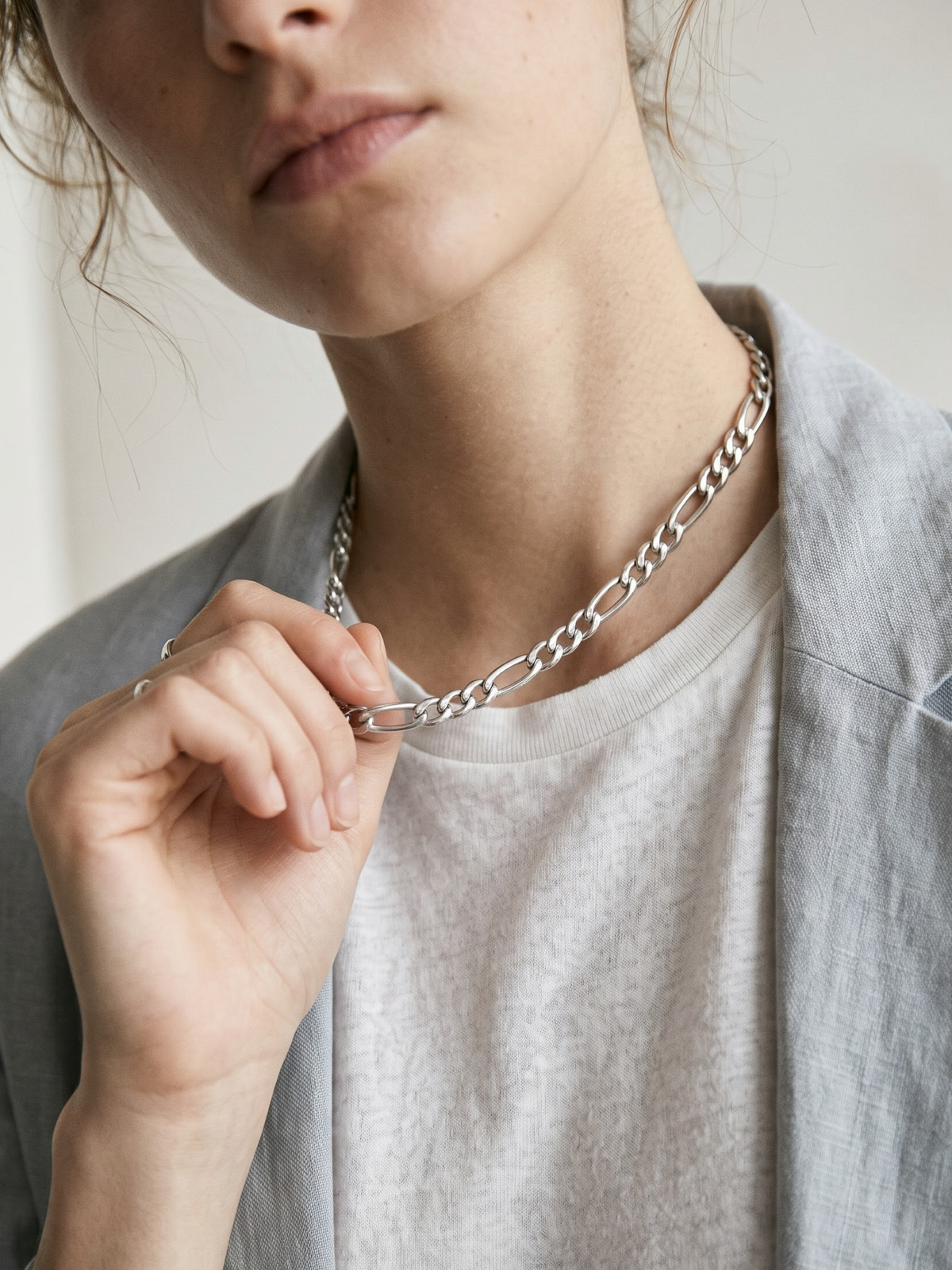 Cadena Cleo Silver