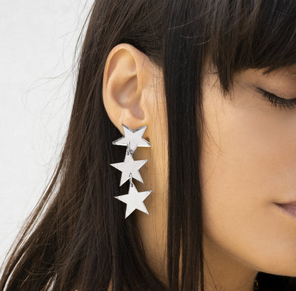 Pendientes Rock Silver
