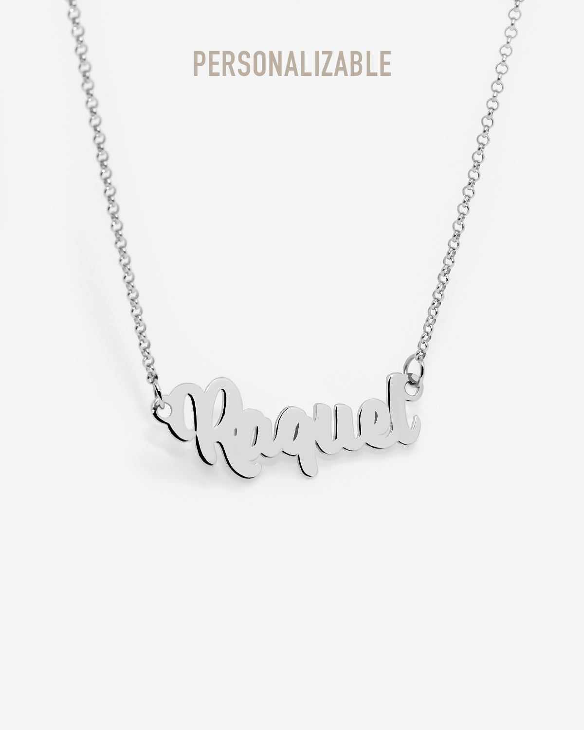 Collar Nombre Silver