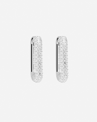 Pendientes Sugar Clear-Silver