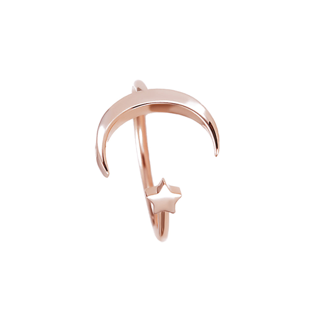 Anillo Moon Star Rosa