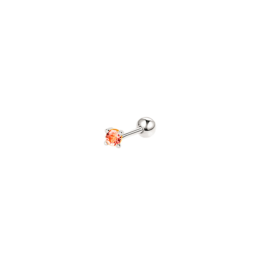 Piercing Glow Orange Silver